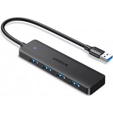 Ugreen Hub USB-A à 4 ports Multiport Highspeed 5Gbps extra plat 4x USB-A 3.0 plug and play - Noir