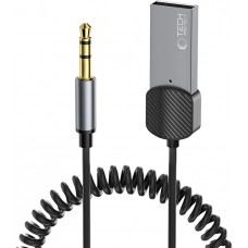 Adaptateur audio Bluetooth Tech-Protect UltraBoost vers mini jack 3.5mm (1m) - Gris
