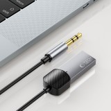 Adaptateur audio Bluetooth Tech-Protect UltraBoost vers mini jack 3.5mm (1m) - Gris