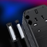 Universeller Reiseadapter 100W 2x USB-C 2x USB-A Choetech PD6028 EU / US / AUS / UK - Schwarz