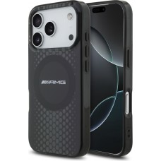 Coque iPhone 17 Pro - AMG Double Layer graphiques transparent MagSafe protection &eacute;l&eacute;gante - Noir