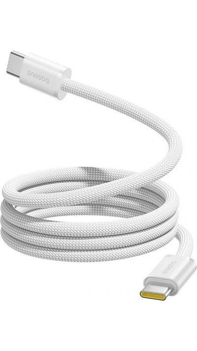 Baseus Dynamic 4 Pro câble magnétique charge rapide USB-C 100W (1m) - Blanc