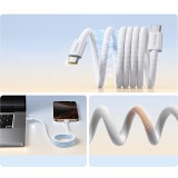 Baseus Dynamic 4 Pro câble magnétique charge rapide USB-C 100W (1m) - Blanc