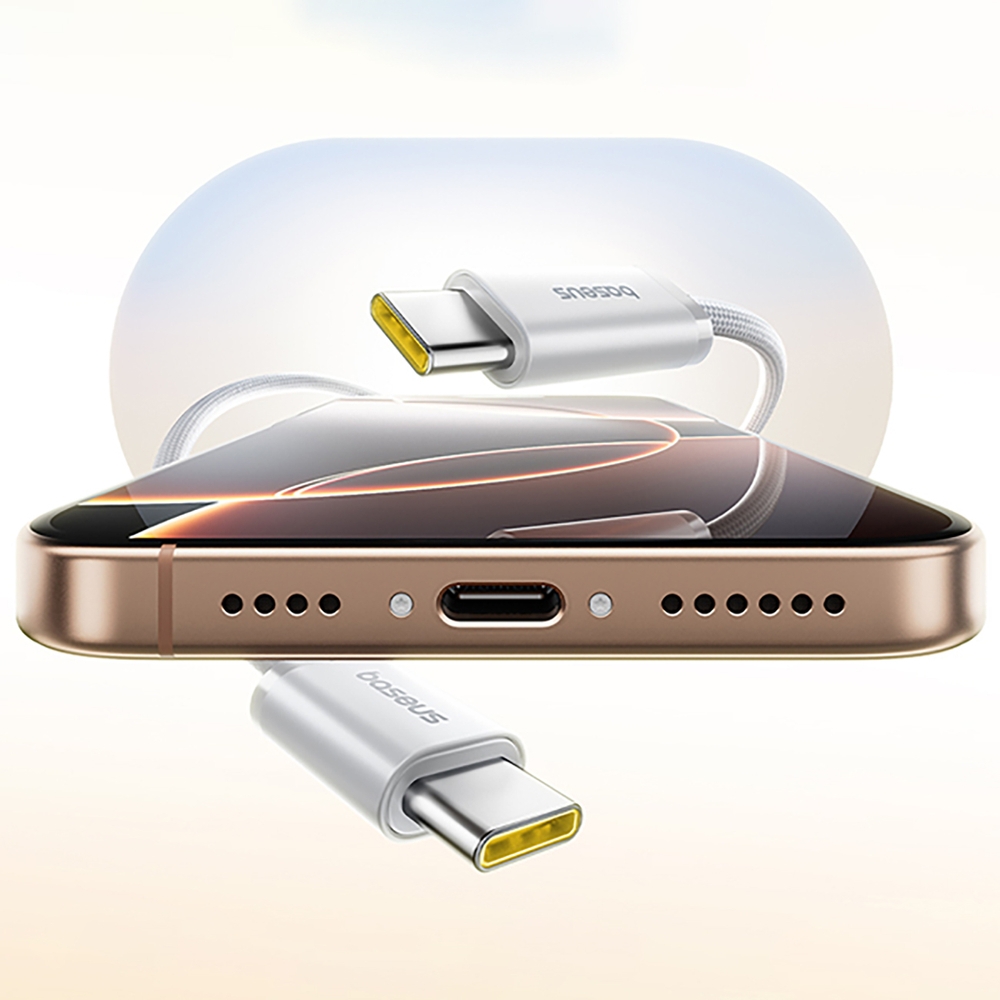 Baseus Dynamic 4 Pro câble magnétique charge rapide USB-C 100W (1m) - Blanc