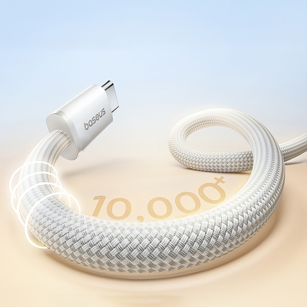Baseus Dynamic 4 Pro câble magnétique charge rapide USB-C 100W (1m) - Blanc