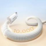 Baseus Dynamic 4 Pro câble magnétique charge rapide USB-C 100W (1m) - Blanc
