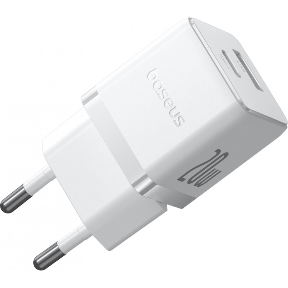 Baseus Palm 20W USB-C / USB-A Schnellladeger&auml;t Wandladeger&auml;t kompakt - Weiss
