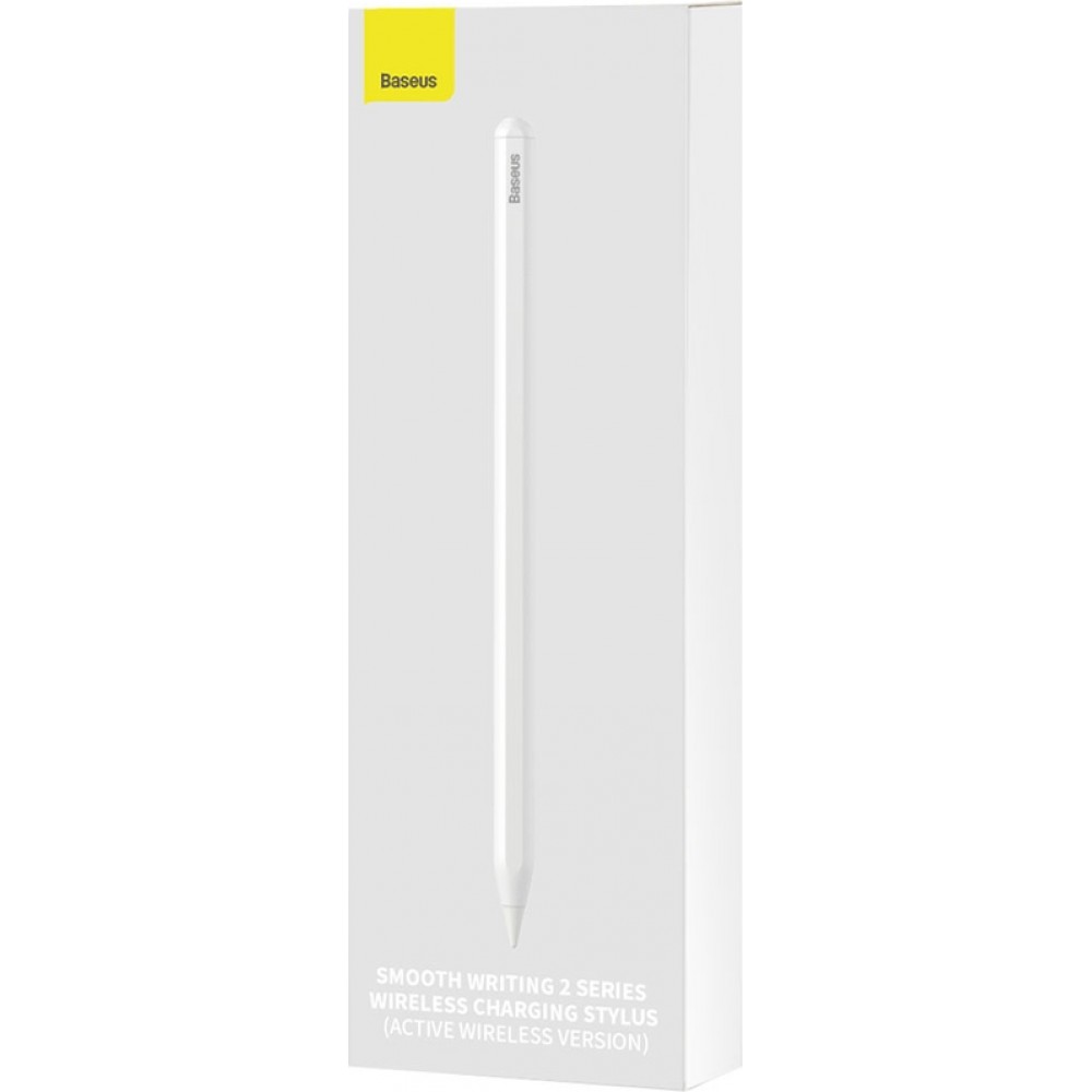 Baseus Smooth Writing 2 series - magn&eacute;tique recharge sans fil pour Android et iOS - Blanc
