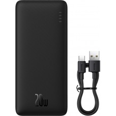 Powerbank batterie externe Baseus Airpow 20000mAh charge rapide 20W PD USB-A / USB-C - Noir