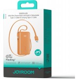 Joyroom JR-PR2L Powerbank 10000mAh 35W mit integrierten USB-C-Kabeln - Orange