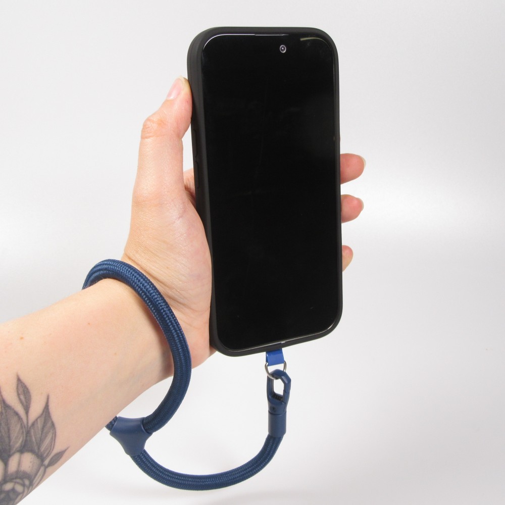 Universal-Halsband aus Seil für Hülle - Blau