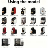 Capsule en acier inoxydable r&eacute;utilisable pour caf&eacute; compatible avec machine Nespresso - Argent