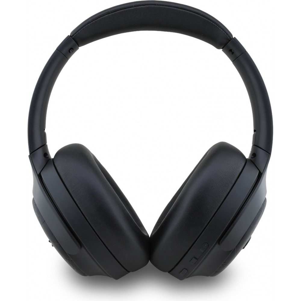 Casque Bluetooth Lacoste Monogramme ANC 50h d'autonomie assistant vocal recharge rapide et réduction du bruit  - Noir