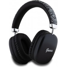 Casque sans fil Over-Ear Guess G Cube Script Logo audio haute qualit&eacute; (USB-C) - Noir