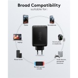 Chargeur rapide Goobay 100W GaN USB-C Power Delivery et USB-A adaptateur multiport - Noir