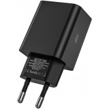 Chargeur Tech-Protect C35W USB-C PD 35W double port avec câble USB-C inclus - Blanc