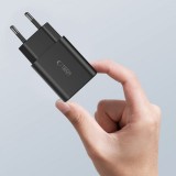 Chargeur Tech-Protect C35W USB-C PD 35W double port avec câble USB-C inclus - Blanc