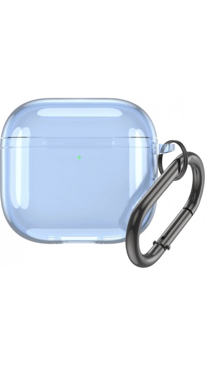 AirPods 4 Case Hülle - Transparente TPU Silikon - Blau