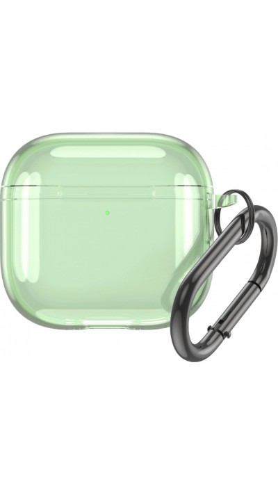 AirPods 4 Case Hülle - Transparentes TPU-Silikon - Grün