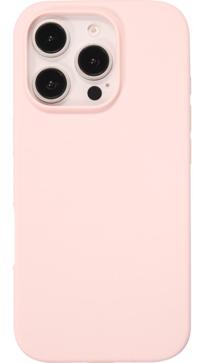 Coque iPhone 16 Pro - Soft Touch - Rose clair
