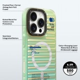 iPhone 16 Pro Case H&uuml;lle - Youngkit irideszierender Univers Blau-Effekt mit wechselnden Reflektionen - Blau