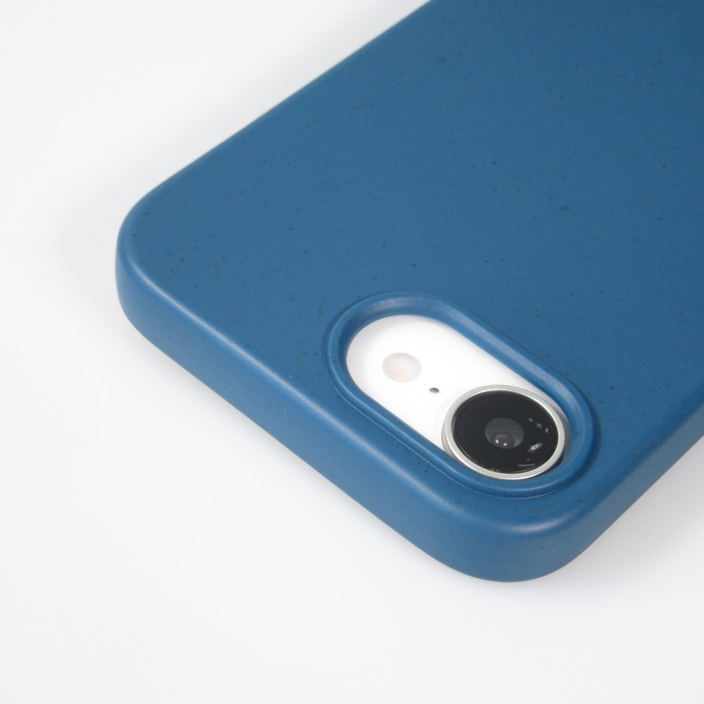Coque iPhone 17e / 16e - Bio Eco-Friendly nature avec cordon collier - Bleu