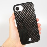 iPhone 16e Case Hülle - Carbomile Carbon Fiber (Kompatibel mit MagSafe)