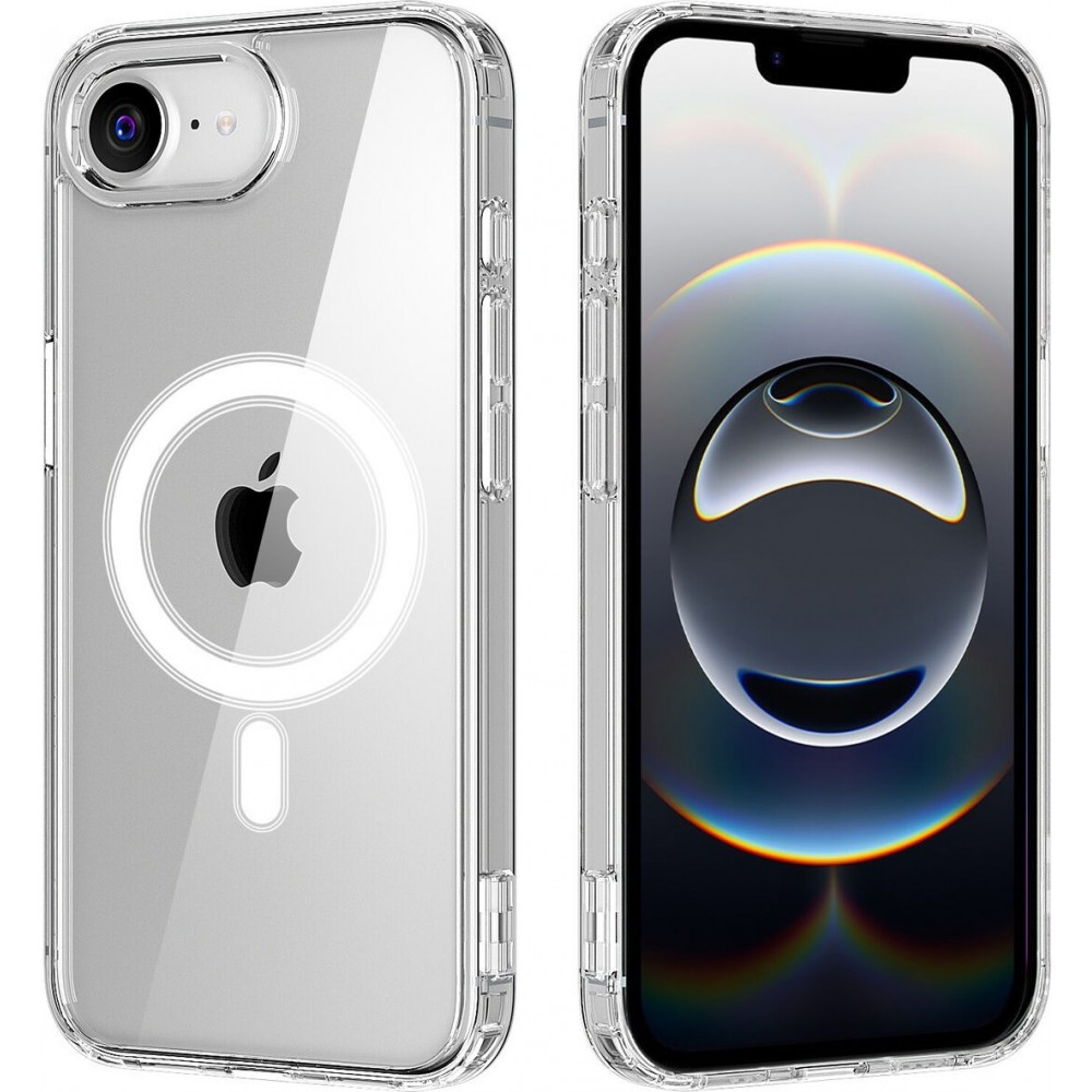 Hülle iPhone 17e / 16e - MagSafe kompatibel Gummi transparent TPU Silikon