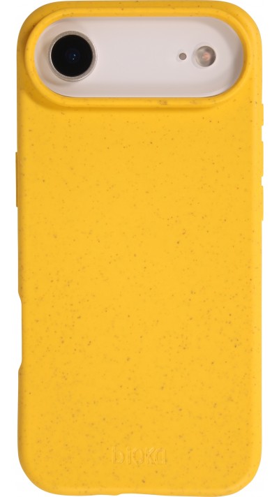 Coque iPhone Air - Bioka biodégradable et compostable Eco-Friendly jaune