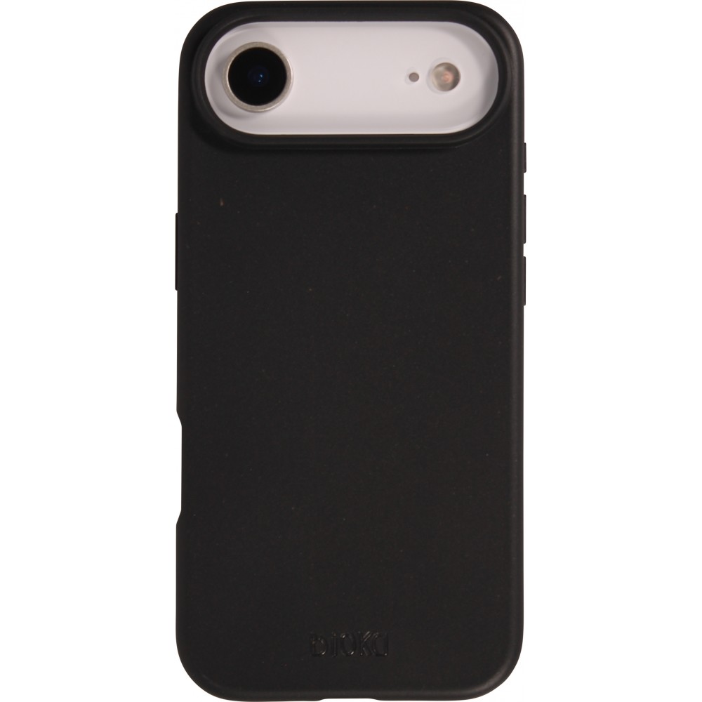 Coque iPhone Air - Bioka biodégradable et compostable Eco-Friendly - Noir