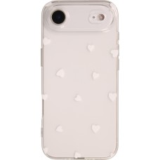 iPhone Air Case Hülle - Gummi kleines Herz - Weiss