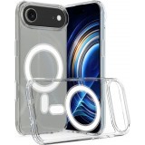 Coque iPhone 17 Air - Gel transparent compatible MagSafe silicone TPU Super Clear