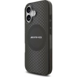 iPhone 17 Case H&uuml;lle - AMG Transparent MagSafe Schutz elegant - Doppelter Layer - Schwarz