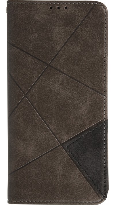 Coque iPhone 17 - Flip Géometrique - Gris