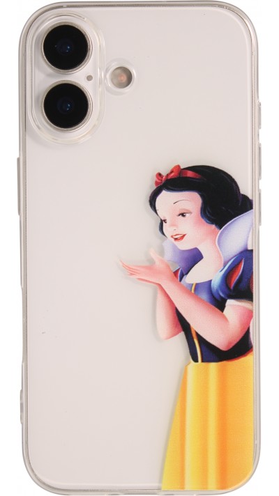 Coque iPhone 17 - Gel cartoon Blanche neige