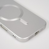 Coque iPhone 17 - Gel souple avec vitre de protection caméra MagSafe - Argent