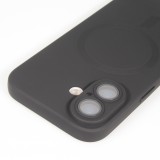 Coque iPhone 17 - Gel souple avec vitre de protection caméra MagSafe - Noir