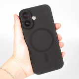 Coque iPhone 17 - Gel souple avec vitre de protection caméra MagSafe - Noir