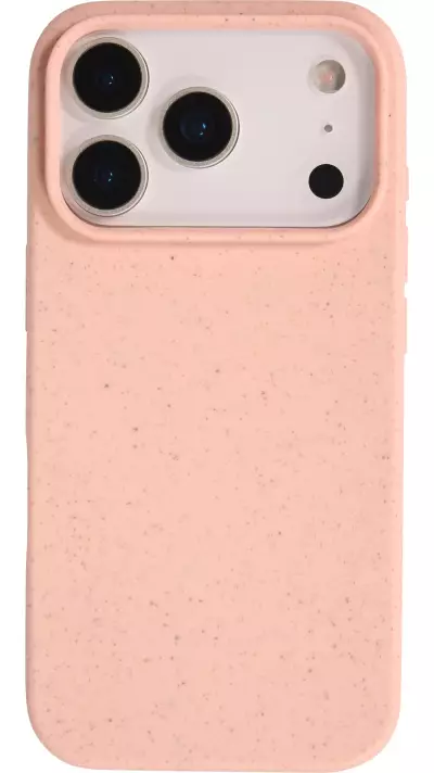 Coque iPhone 17 Pro Max - Bio Eco-Friendly biodégradable écologique nature - Rose Coque iPhone 17 Pro Max - Bio Eco-Friendly biodégradable écologique nature - Rose