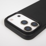 iPhone 17 Pro Case Hülle - Bio Eco-Friendly Vegan mit Handykette Necklace - Schwarz