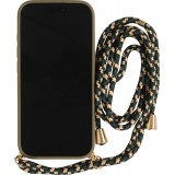iPhone 17 Pro Case Hülle - Bio Eco-Friendly Vegan mit Handykette Necklace - Dunkelgrün