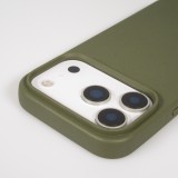 iPhone 17 Pro Case Hülle - Bio Eco-Friendly Vegan mit Handykette Necklace - Dunkelgrün