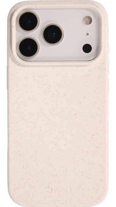 Coque iPhone 17 Pro - Bioka biodégradable et compostable Eco-Friendly - Blanc