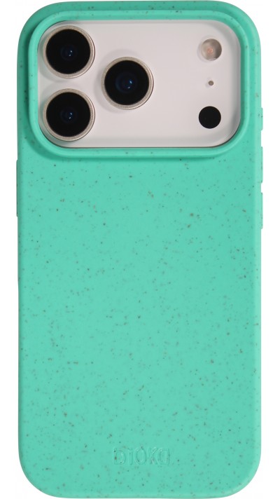 Coque iPhone 17 Pro - Bioka biodégradable et compostable Eco-Friendly - Turquoise