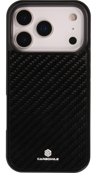 iPhone 17 Pro Max Case Hülle - Carbomile Carbon Fiber (Kompatibel mit MagSafe)