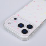 iPhone 17 Pro Case Hülle - Cute Stars aus Flexiblem Silikon Süsses Kawaii-Design mit Weichem Schutz - Transparent