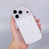 iPhone 17 Pro Case Hülle - Cute Stars aus Flexiblem Silikon Süsses Kawaii-Design mit Weichem Schutz - Transparent