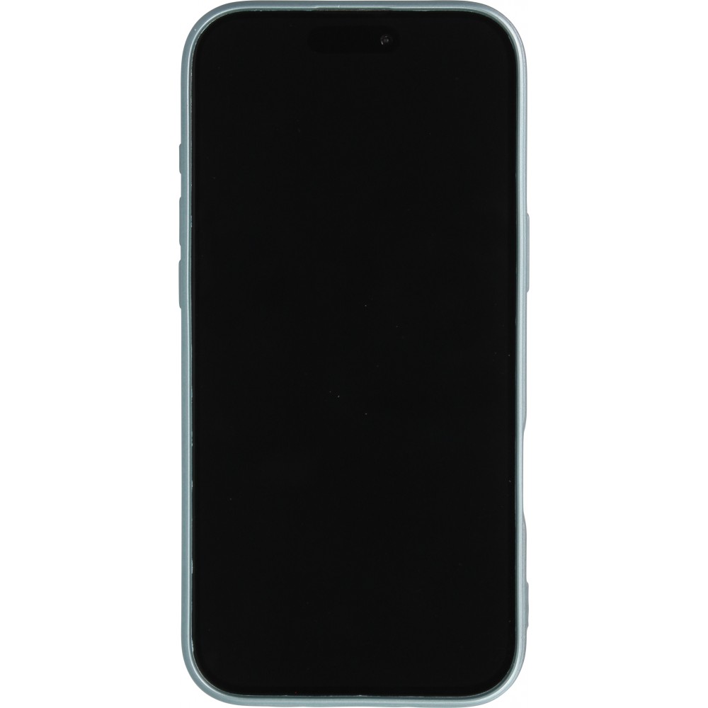 iPhone 17 Pro Max Case Hülle - Gummi weich mit Kameraschutzglas MagSafe - Blau