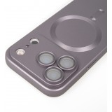 iPhone 17 Pro Case Hülle - Gummi weich mit Kameraschutzglas MagSafe - Dunkelgrau