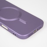 iPhone 17 Pro Max Case Hülle - Gummi weich mit Kameraschutzglas MagSafe - Violett